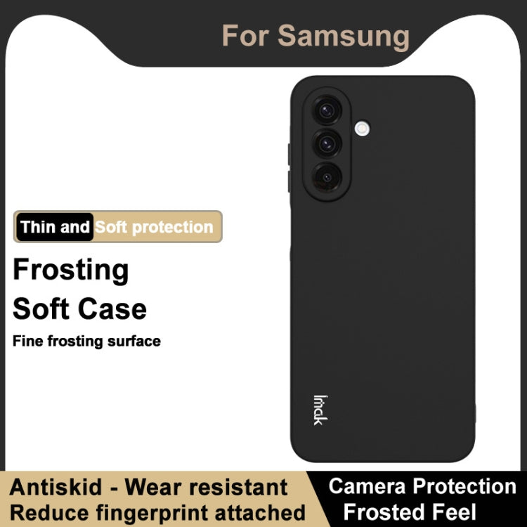 For Samsung Galaxy A26 5G IMAK UC-3 Series Shockproof Frosted TPU Phone Case - Black