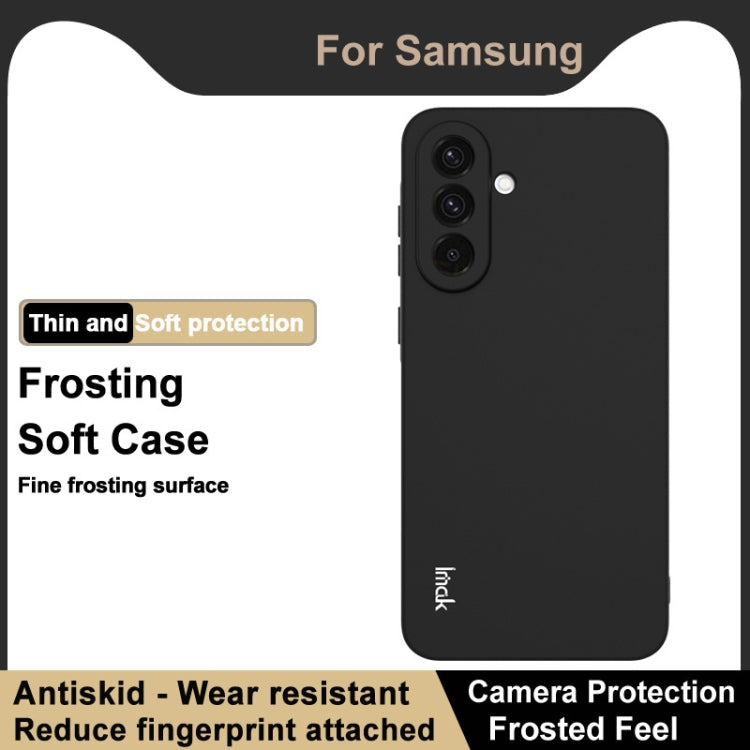 For Samsung Galaxy A36 5G IMAK UC-3 Series Shockproof Frosted TPU Phone Case - Black