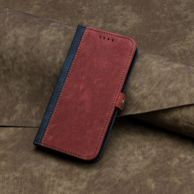 For Samsung Galaxy S25 Ultra 5G Side Buckle Double Fold Hand Strap Leather Phone Case