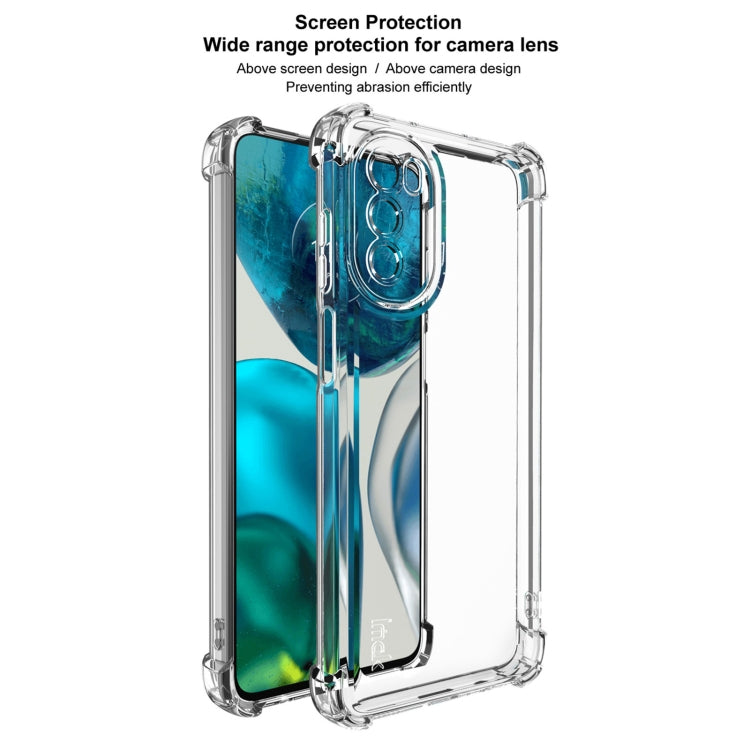 For Motorola Moto G52 4G / G82 5G IMAK UX-4 Series Four-corner Shockproof Phone Case - Transparent