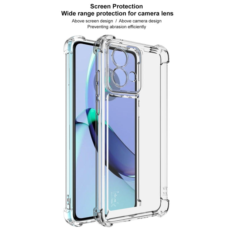 For Motorola Moto G84 5G IMAK UX-4 Series Four-corner Shockproof Phone Case - Transparent