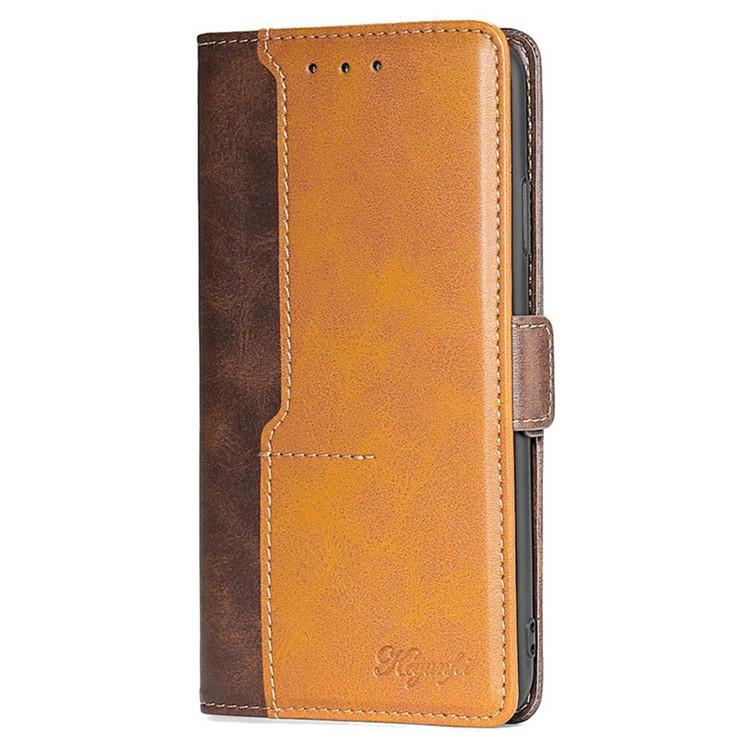 For Kyocera Basio Active3 Contrast Color Side Buckle Leather Phone Case