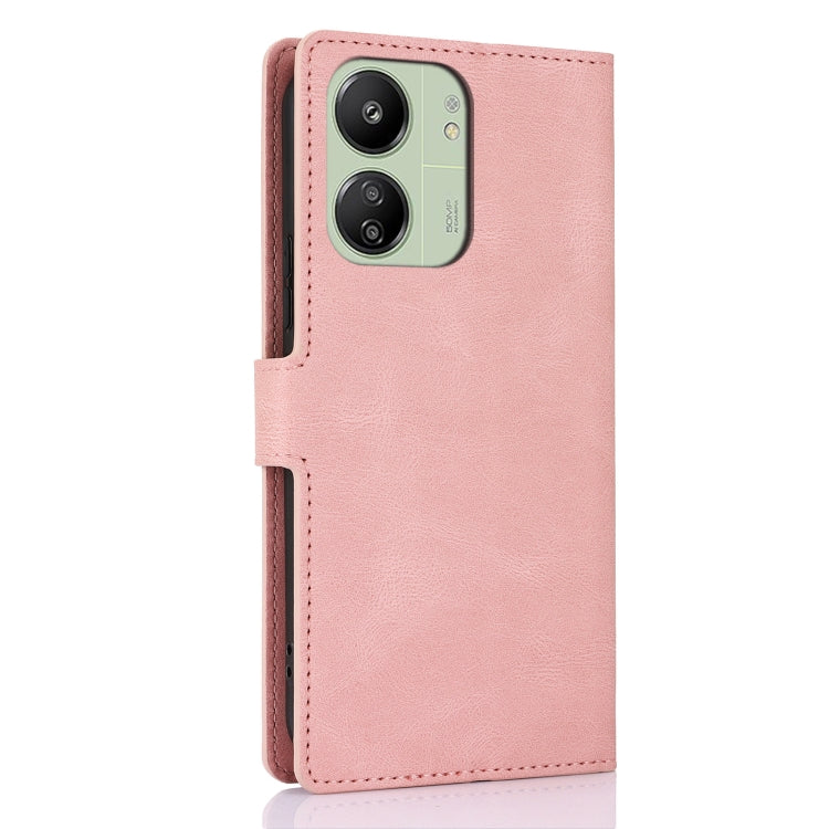 For Redmi 13C 4G Global Fantasy Skin-feel Calfskin Texture Leather Phone Case