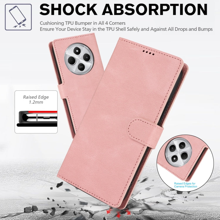 For Redmi 14C 4G Fantasy Skin-feel Calfskin Texture Leather Phone Case