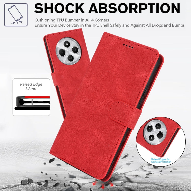 For Redmi 14C 4G Fantasy Skin-feel Calfskin Texture Leather Phone Case