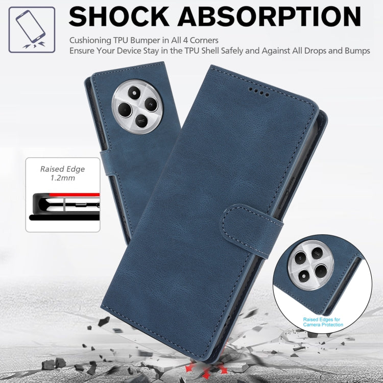 For Redmi 14C 4G Fantasy Skin-feel Calfskin Texture Leather Phone Case