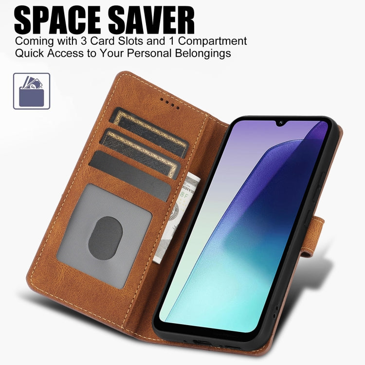 For Redmi 14C 4G Fantasy Skin-feel Calfskin Texture Leather Phone Case