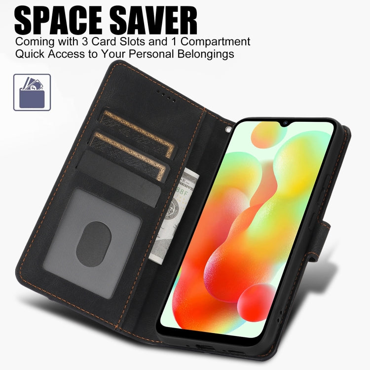 For Redmi A3 4G Global Fantasy Skin-feel Calfskin Texture Leather Phone Case