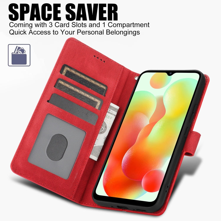 For Redmi A3 4G Global Fantasy Skin-feel Calfskin Texture Leather Phone Case