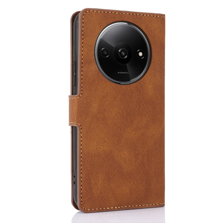 For Redmi A3 4G Global Fantasy Skin-feel Calfskin Texture Leather Phone Case