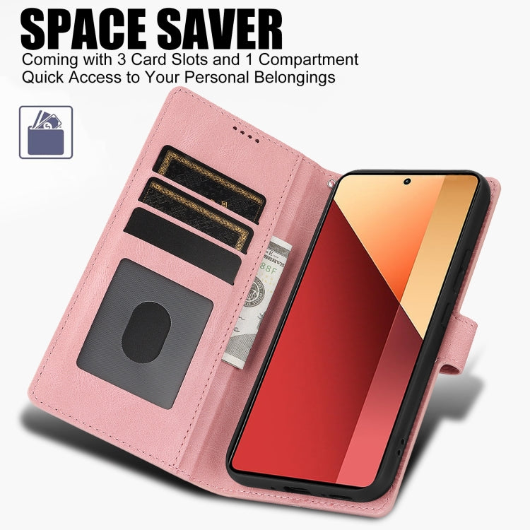 For Redmi Note 13 Pro 4G Global Fantasy Skin-feel Calfskin Texture Leather Phone Case