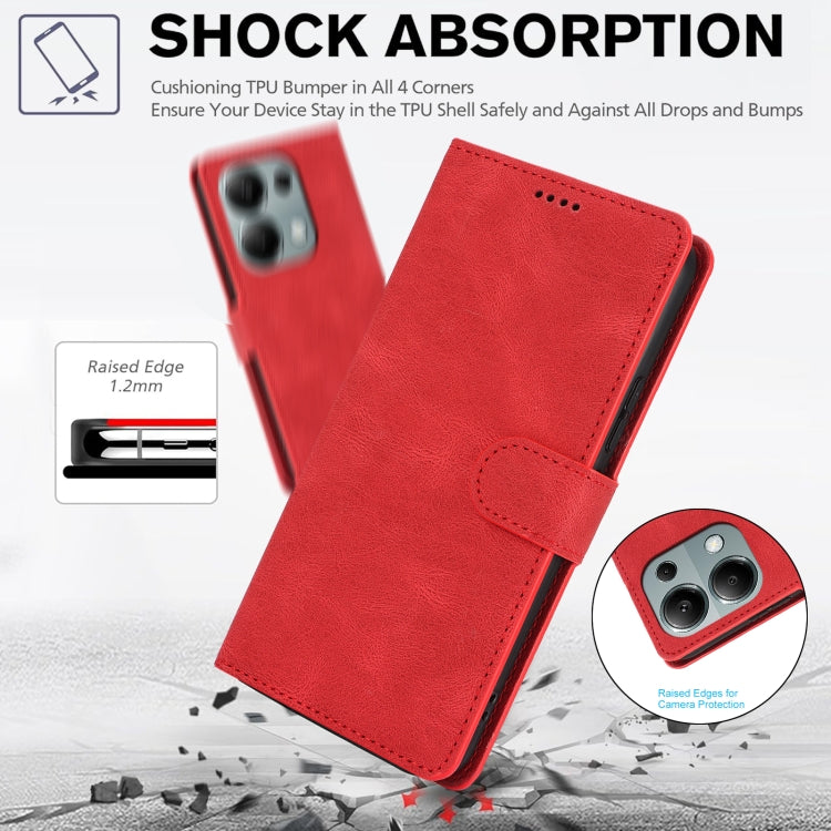 For Redmi Note 13 Pro 5G Global Fantasy Skin-feel Calfskin Texture Leather Phone Case