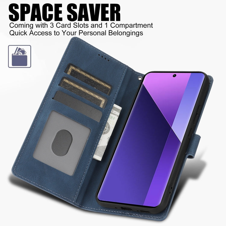 For Redmi Note 13 Pro+ 5G Fantasy Skin-feel Calfskin Texture Leather Phone Case