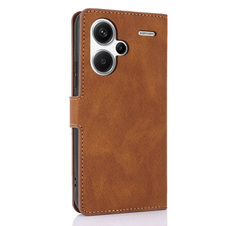 For Redmi Note 13 Pro+ 5G Fantasy Skin-feel Calfskin Texture Leather Phone Case