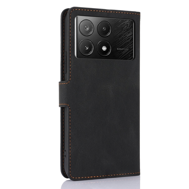 For Redmi K70E Fantasy Skin-feel Calfskin Texture Leather Phone Case