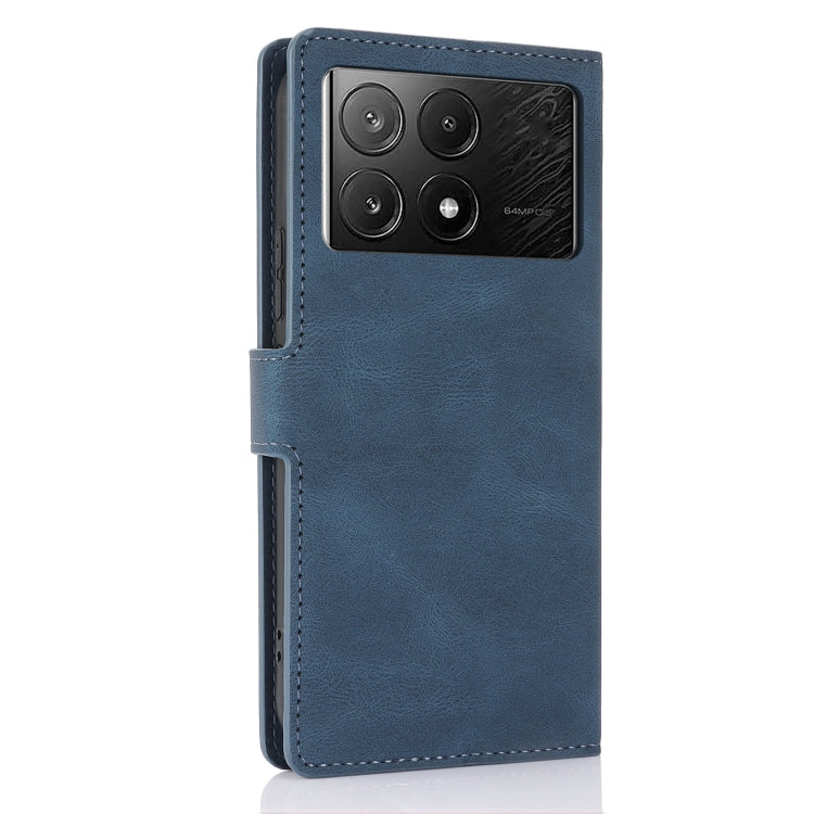 For Redmi K70E Fantasy Skin-feel Calfskin Texture Leather Phone Case
