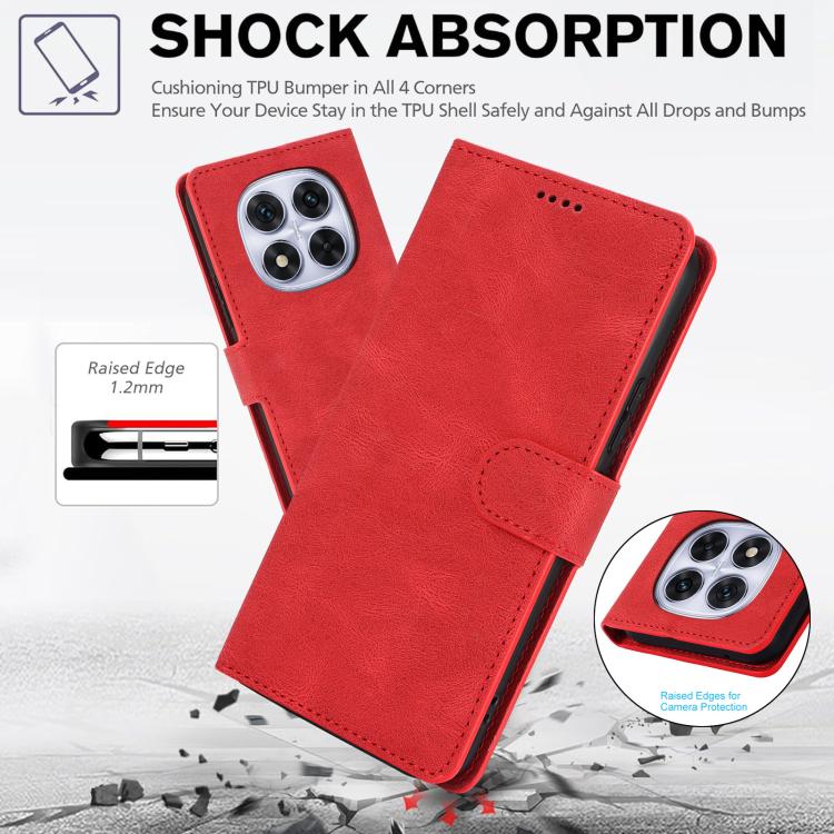 For Redmi Note 14 Pro 5G Fantasy Skin-feel Calfskin Texture Leather Phone Case
