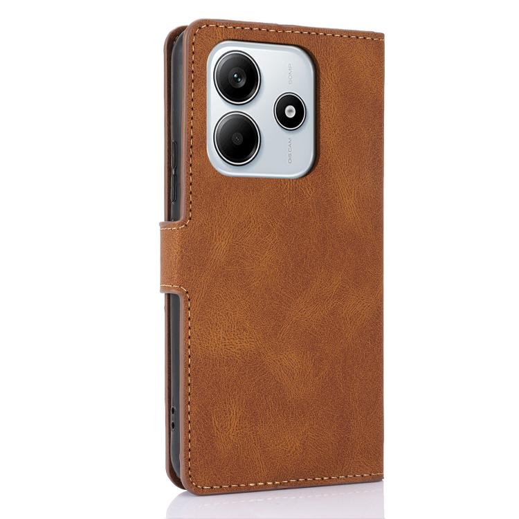 For Redmi Note 14 4G 163.25mm Fantasy Skin-feel Calfskin Texture Leather Phone Case