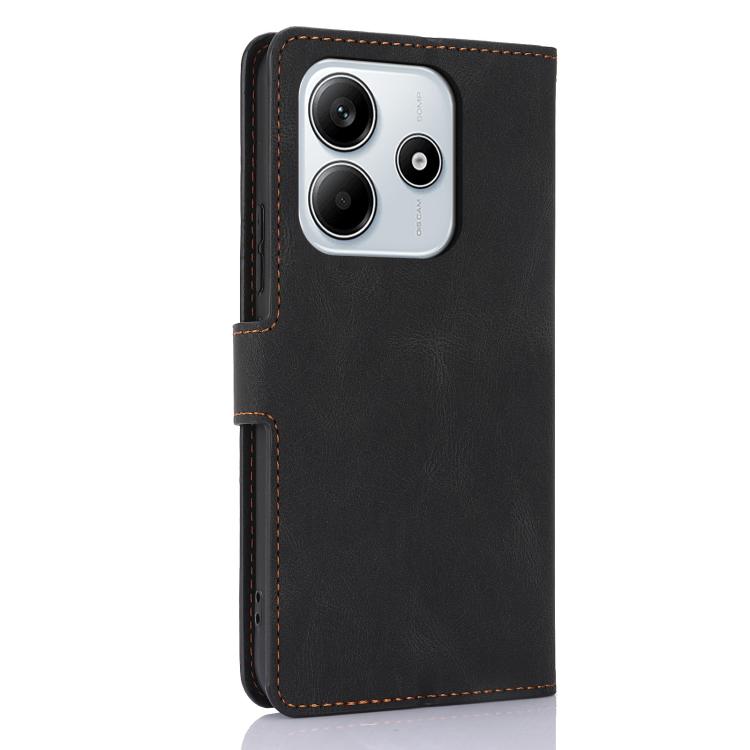 For Redmi Note 14 5G Fantasy Skin-feel Calfskin Texture Leather Phone Case