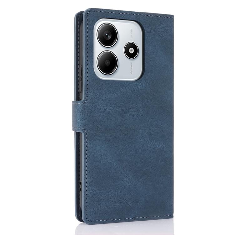 For Redmi Note 14 5G Fantasy Skin-feel Calfskin Texture Leather Phone Case