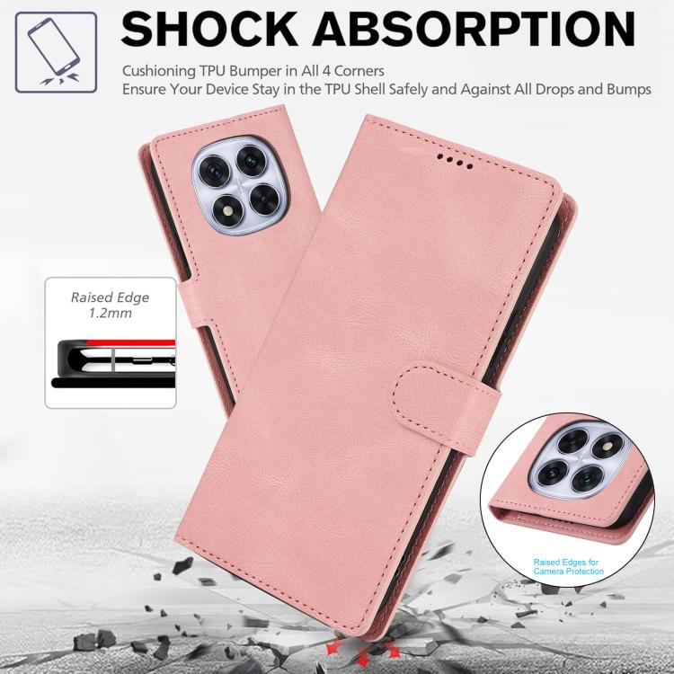 For Redmi Note 15 Pro 4G Global 163.2mm Fantasy Skin-feel Calfskin Texture Leather Phone Case