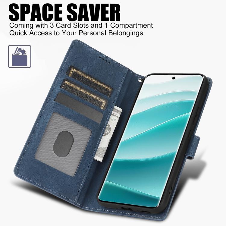For Redmi Note 15 Pro 4G Global 163.2mm Fantasy Skin-feel Calfskin Texture Leather Phone Case