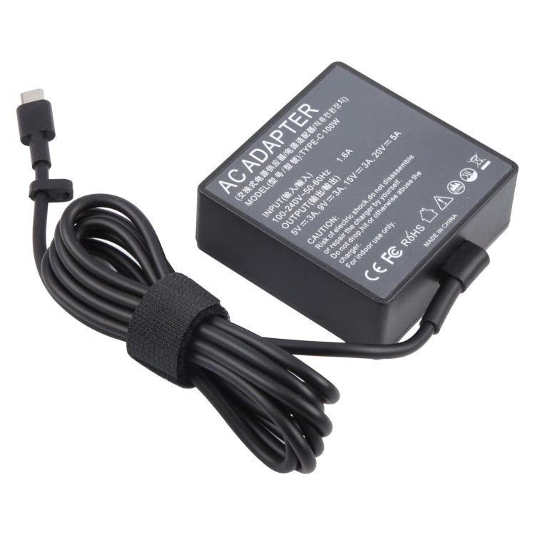 100W 20V 5A USB Type-C Plug Laptop Notebook Power Adapter For ASUS, Plug:AU Plug