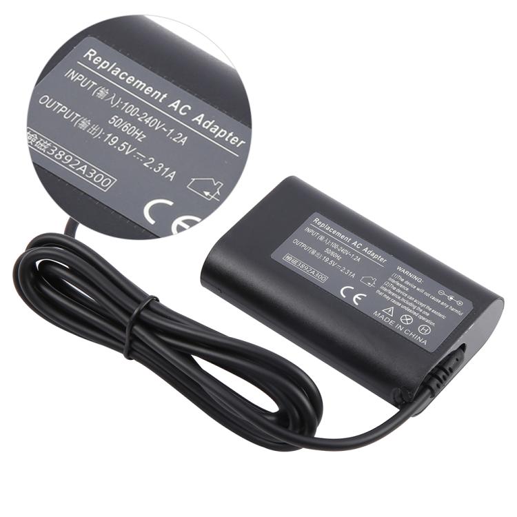 45W 19.5V 2.31A Laptop Notebook Power Adapter For Dell 4.5 x 3.0mm, Plug:AU Plug