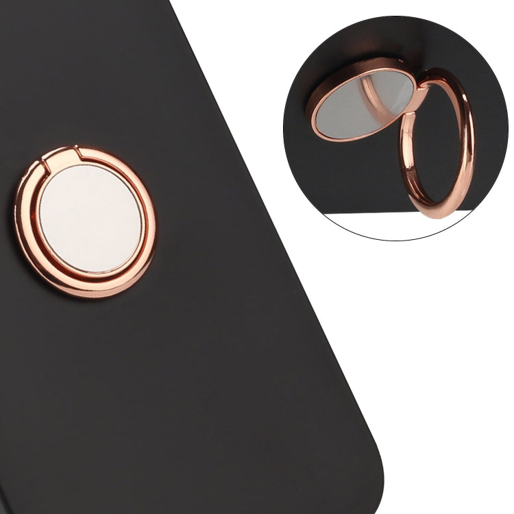 For Samsung Galaxy S25 5G Matte Ring Holder TPU Phone Case
