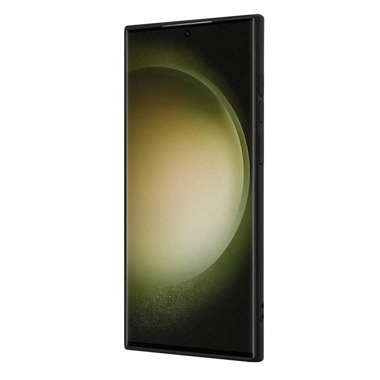 For Samsung Galaxy S22 Ultra 5G Matte Ring Holder TPU Phone Case