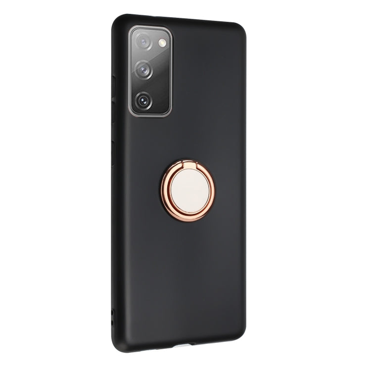 For Samsung Galaxy S20 FE Matte Ring Holder TPU Phone Case