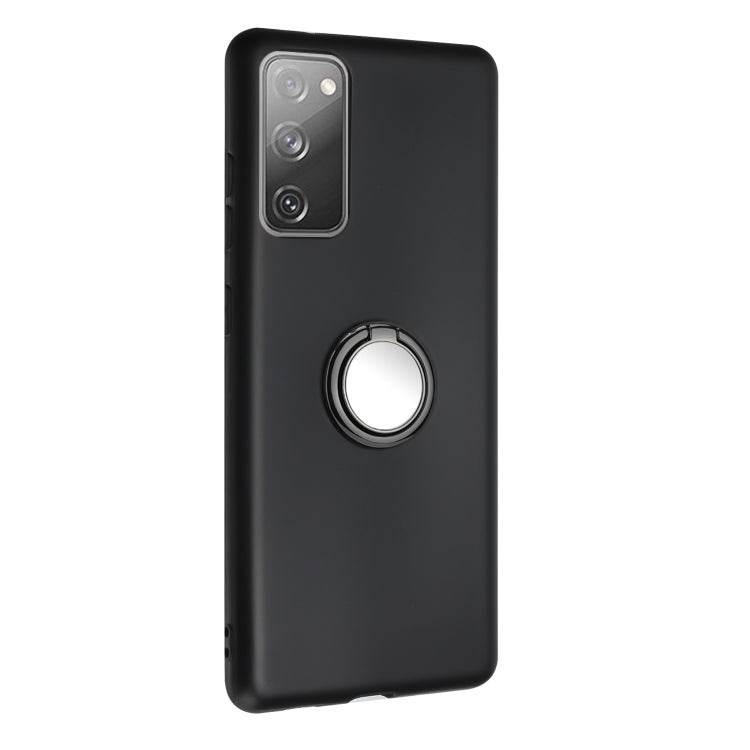 For Samsung Galaxy S20 FE Matte Ring Holder TPU Phone Case