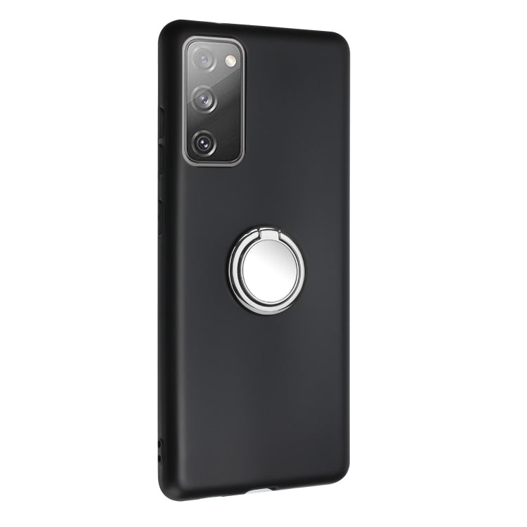 For Samsung Galaxy S20 FE Matte Ring Holder TPU Phone Case