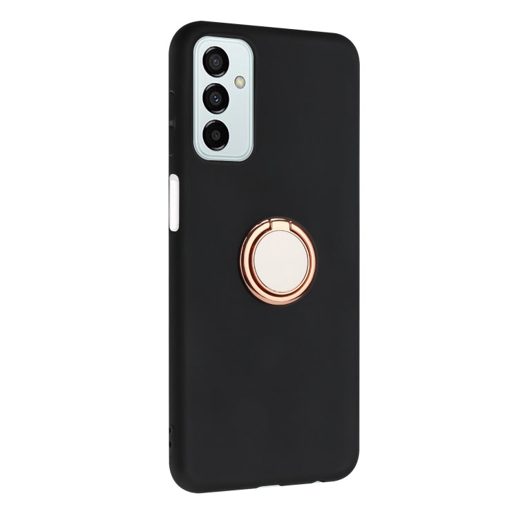 For Samsung Galaxy M23 4G / 5G Matte Ring Holder TPU Phone Case