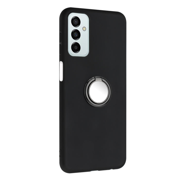For Samsung Galaxy M23 4G / 5G Matte Ring Holder TPU Phone Case