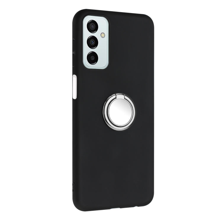 For Samsung Galaxy M23 4G / 5G Matte Ring Holder TPU Phone Case