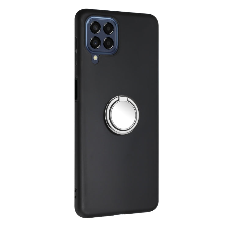 For Samsung Galaxy M53 Matte Ring Holder TPU Phone Case