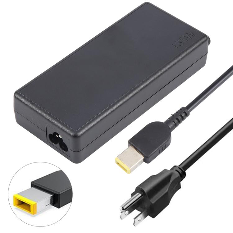 135W 20V 6.75A Laptop Notebook Power Adapter with Big Square USB Port For Lenovo Thinkpad / ThinkBook / Xiaoxin, Plug:US Plug