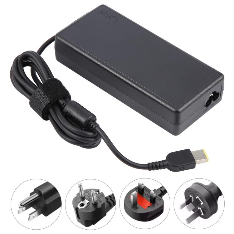 135W 20V 6.75A Laptop Notebook Power Adapter with Big Square USB Port For Lenovo Thinkpad / ThinkBook / Xiaoxin, Plug:US Plug
