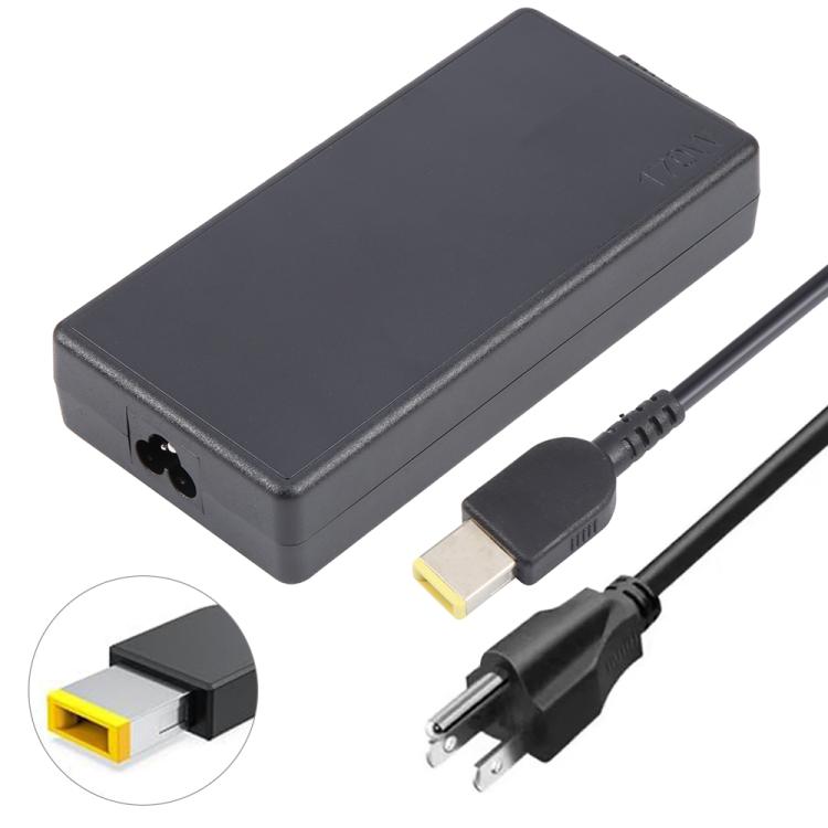 170W 20V 8.5A Laptop Notebook Power Adapter with Big Square USB Port For Lenovo Thinkpad / ThinkBook / Xiaoxin, Plug:US Plug