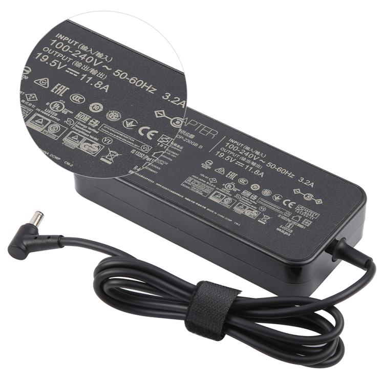 230W 19.5V 11.8A Laptop Notebook Power Adapter For ASUS 6.0 x 3.7mm, Plug:EU Plug