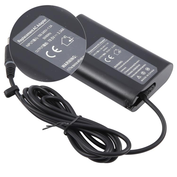 65W 19.5V 3.34A Laptop Notebook Power Adapter For Dell 7.4 x 5.0mm, Plug:AU Plug