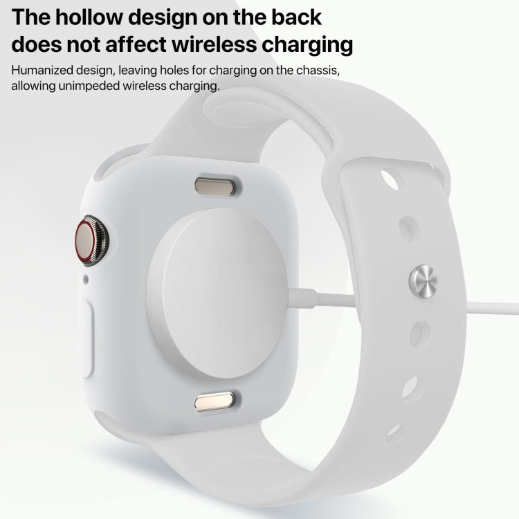 For Apple Watch Series 11 / 10 46mm Candy TPU Half Coverage Watch Case