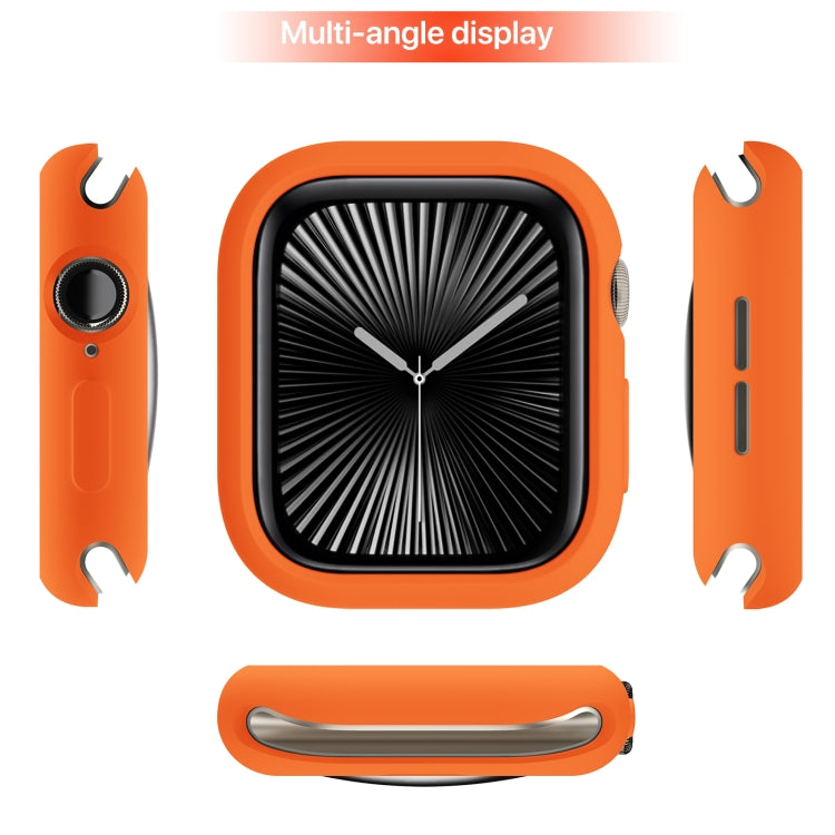 For Apple Watch Series 11 / 10 46mm Candy TPU Half Coverage Watch Case