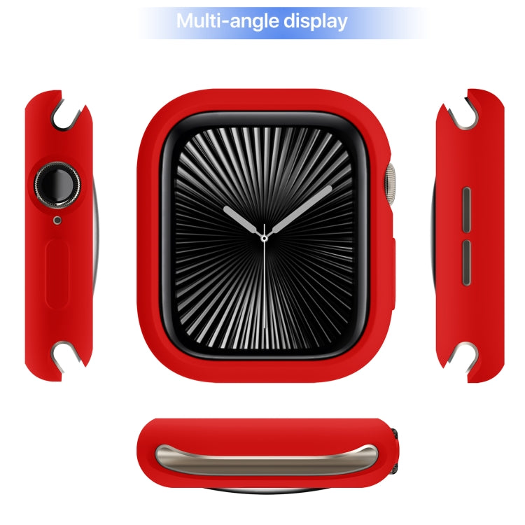 For Apple Watch Series 11 / 10 46mm Candy TPU Half Coverage Watch Case