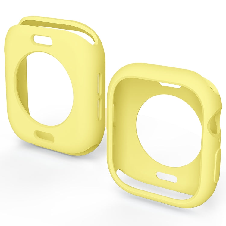 For Apple Watch Series 11 / 10 46mm Candy TPU Half Coverage Watch Case