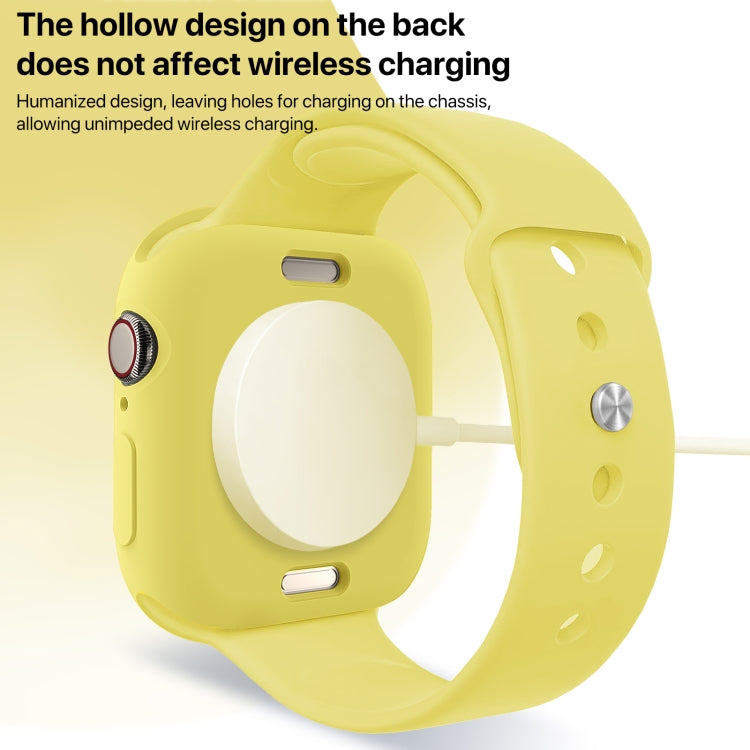 For Apple Watch Series 11 / 10 46mm Candy TPU Half Coverage Watch Case