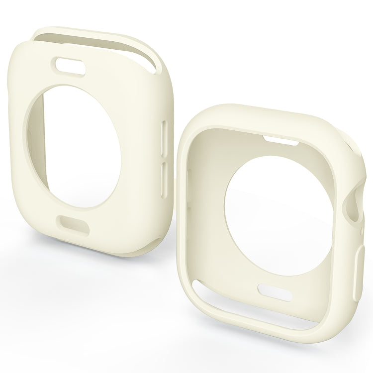 For Apple Watch Series 11 / 10 46mm Candy TPU Half Coverage Watch Case