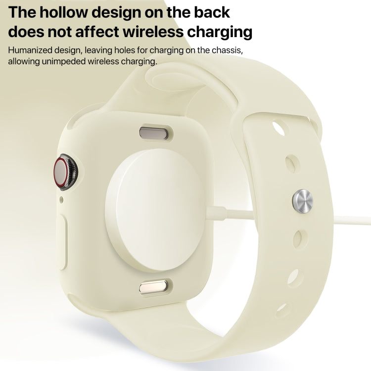 For Apple Watch Series 11 / 10 46mm Candy TPU Half Coverage Watch Case