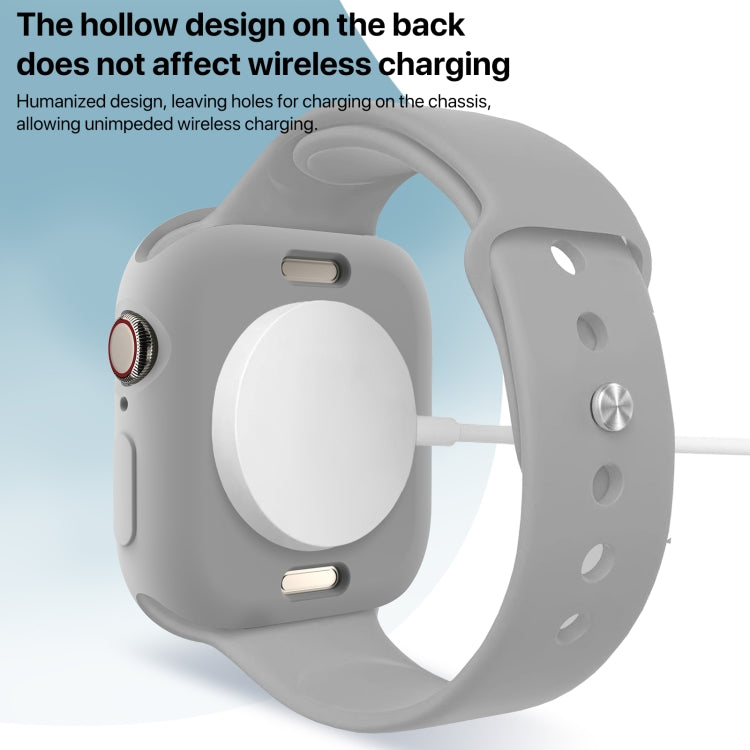 For Apple Watch Series 11 / 10 46mm Candy TPU Half Coverage Watch Case